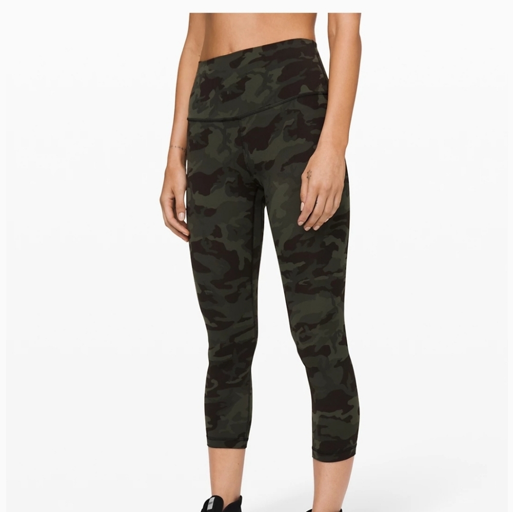 Lululemon Align Incognito Camo Multi Gator Green